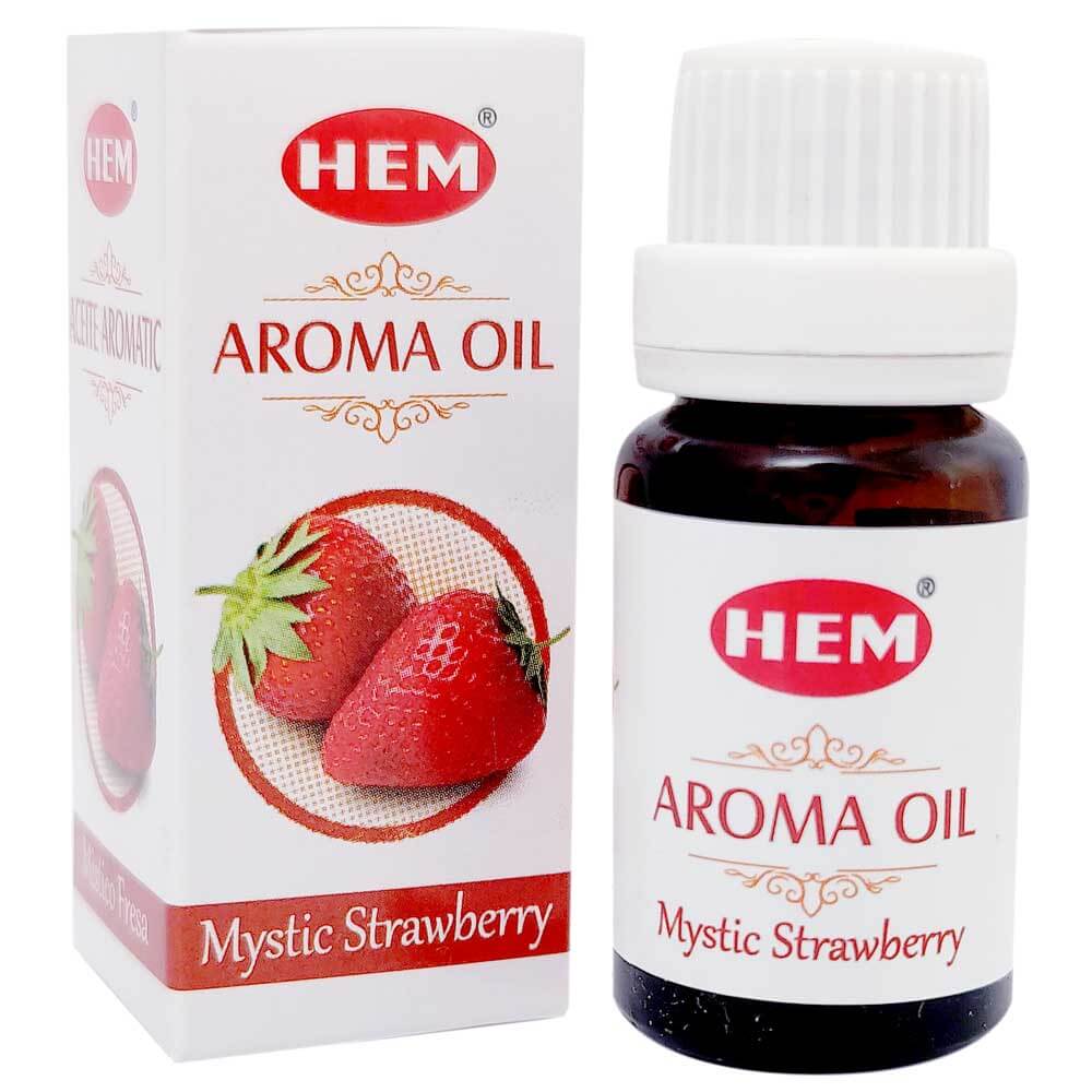 Capsuni ulei aromaterapie, gama profesionala HEM aroma Mystic Strawberry pentru relaxare, 10 ml