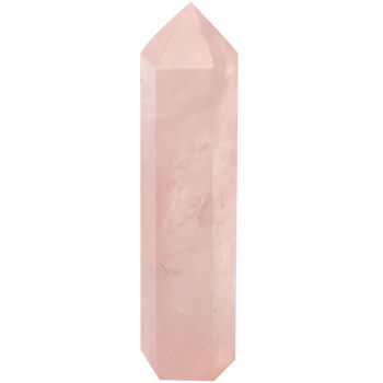 Obelisc cristal Cuart Roz, folosit pentru vindecare, turn decor, roz 11 - 15cm, 110-160g