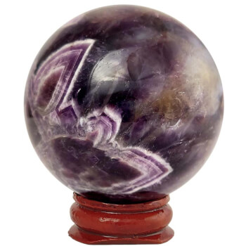 Sfera din ametist piatra iubirii, sfere de cristal 5-6 cm mov