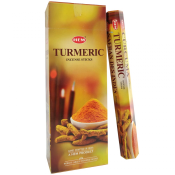 Betisoare parfumate Turmeric, gama profesionala HEM pentru relaxare, 20 buc