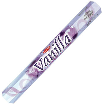 Betisoare parfumate Vanilie, gama HEM profesional Vanilla, pentru eliminarea energiei negative, 20 buc