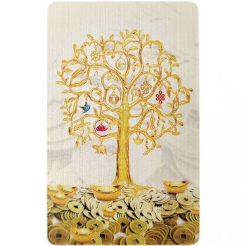 Card Copacul Prosperitatii amuleta