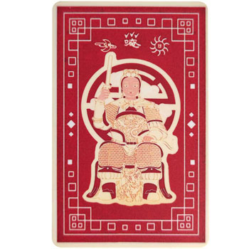 Card Tai Sui 2022, recomandat pentru persoanele din zodiile Maimuta, Tigru, Sarpe si Mistret, rosu